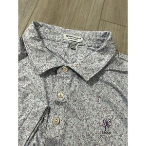 Peter Millar Summer Comfort Polo Shirt Mens 2XL  Drinks Golf AOP